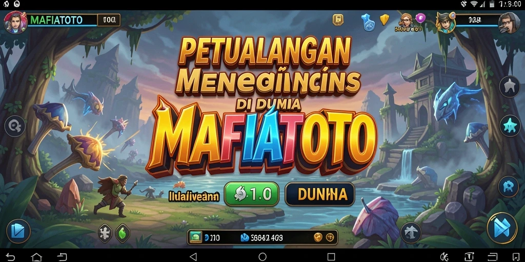 Screenshot gameplay MAFIATOTO dengan aksi petualangan yang intens.