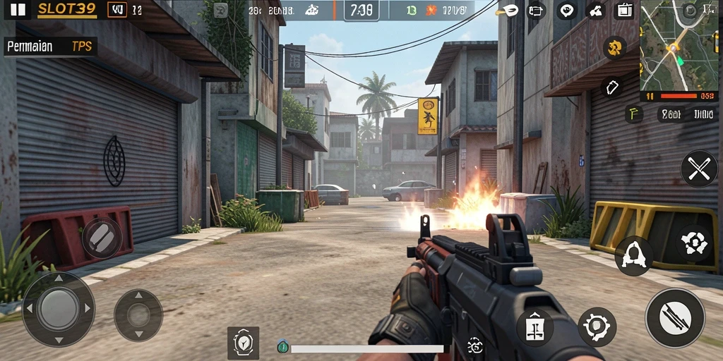 Tampilan gameplay SLOT39 yang menegangkan dan penuh aksi.