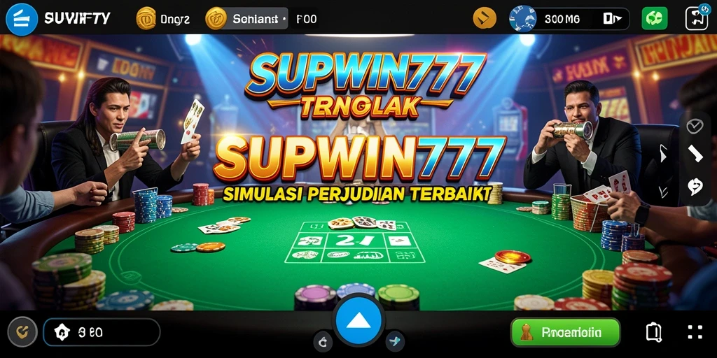 Tampilan gameplay seru dan interaktif dalam SUPWIN777.