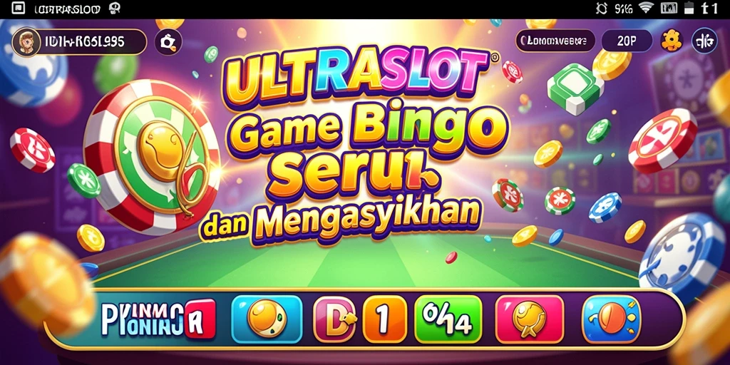 Screenshot utama ULTRASLOT menampilkan gameplay Bingo yang menarik dan interaktif.
