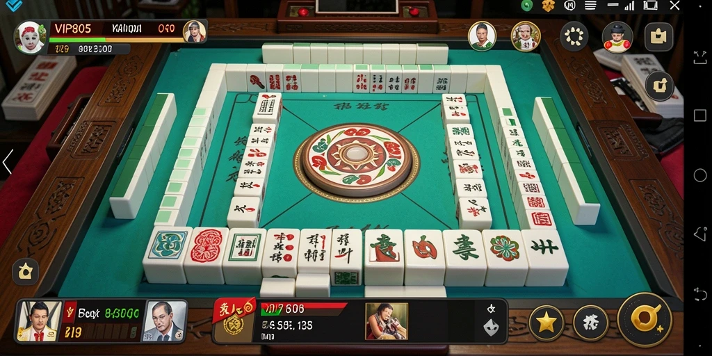 Screenshot gameplay VIP805 yang menunjukkan menantang dan grafis menawan Mahjong.